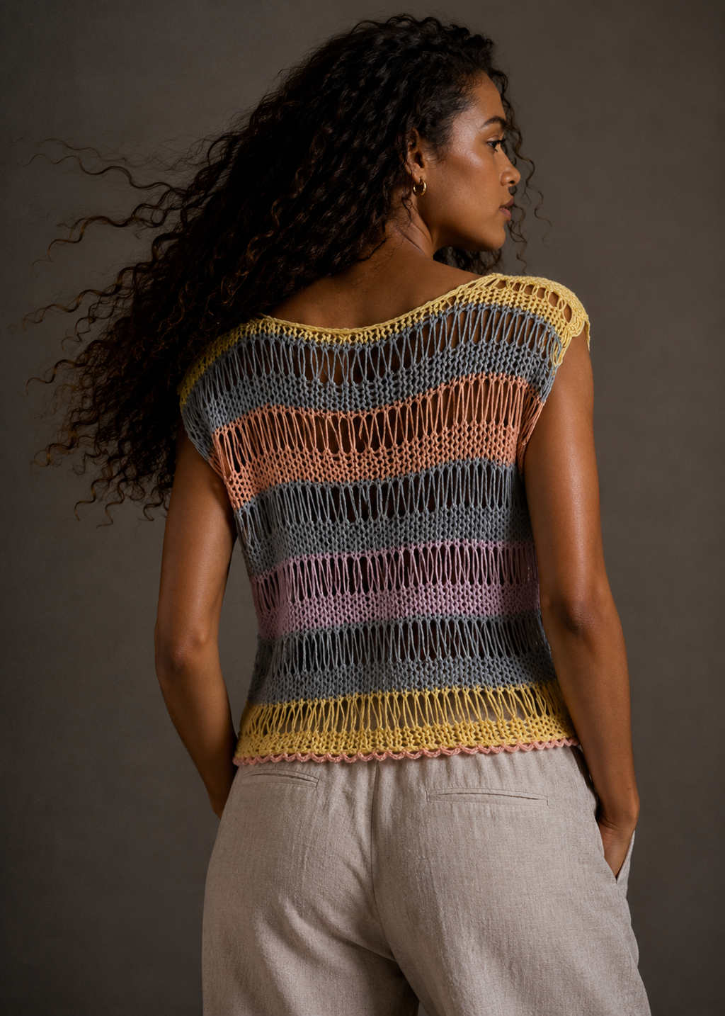 Marbled half top xs- s-m