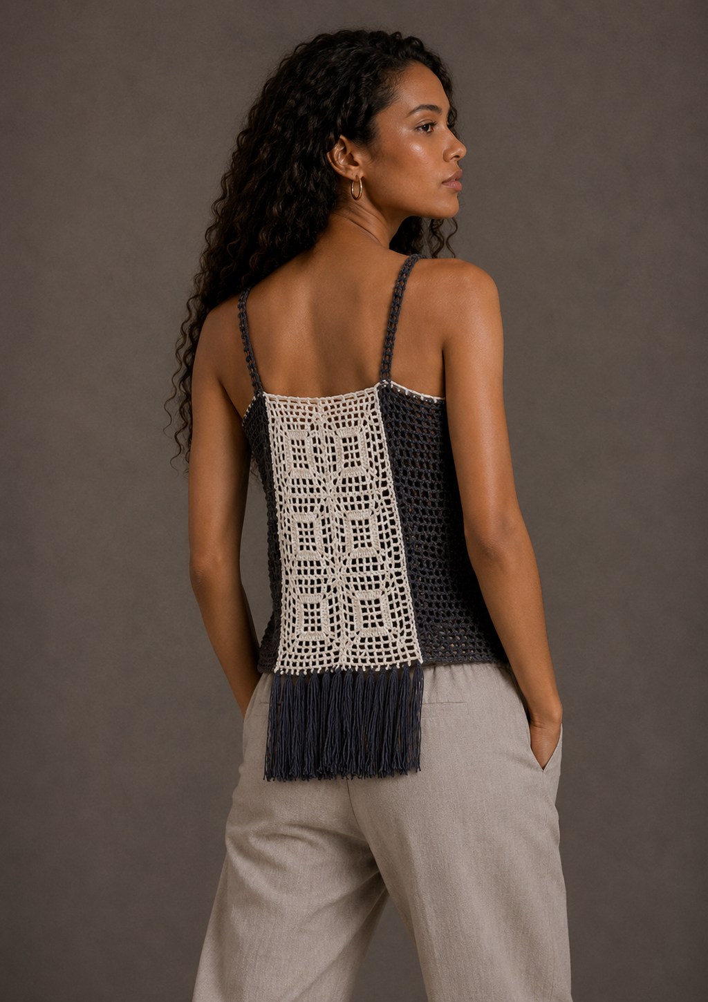 cream grey top xs-s-m