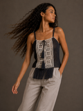 cream grey top xs-s-m