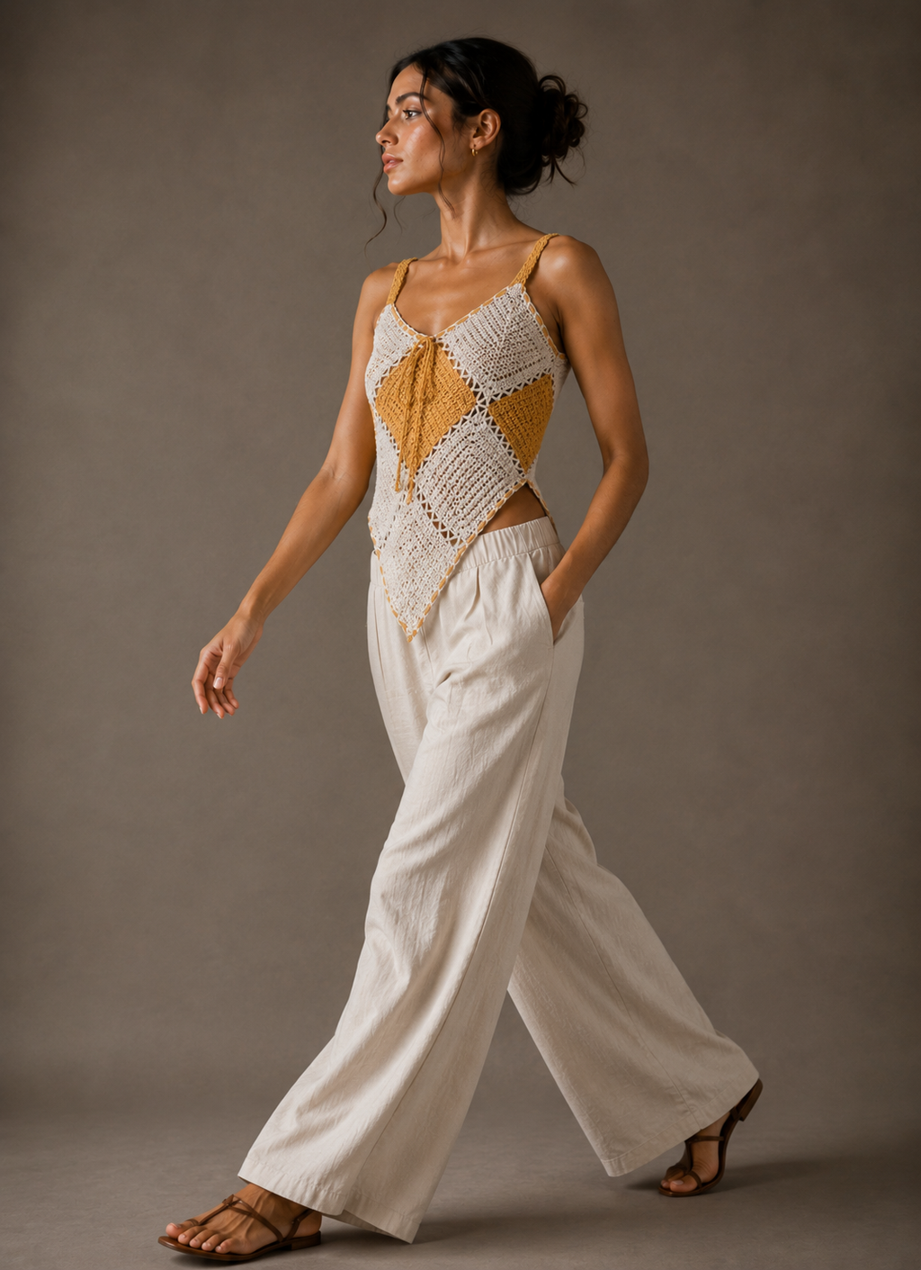 cream mustard yellow xs-s
