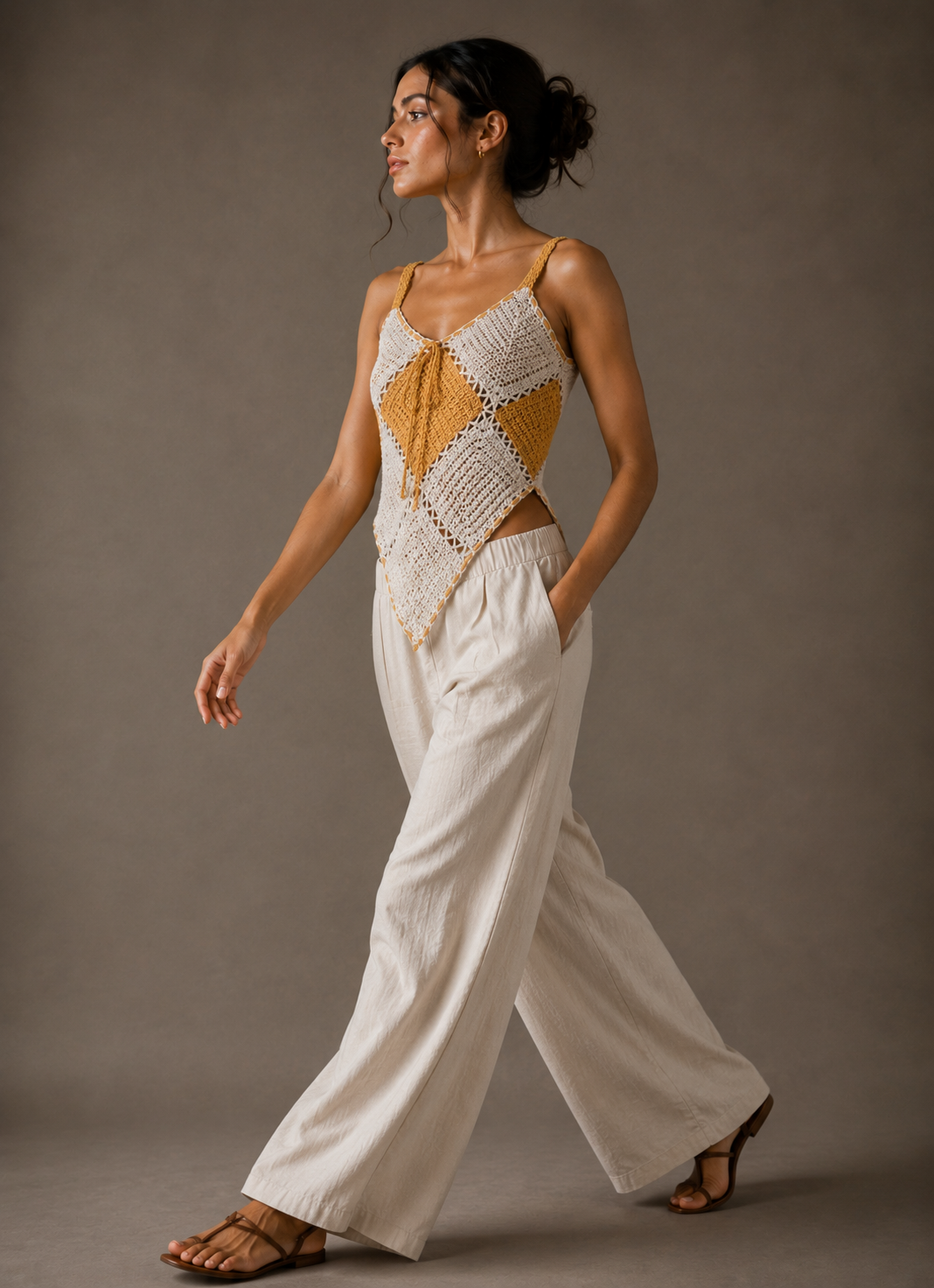 cream mustard yellow xs-s