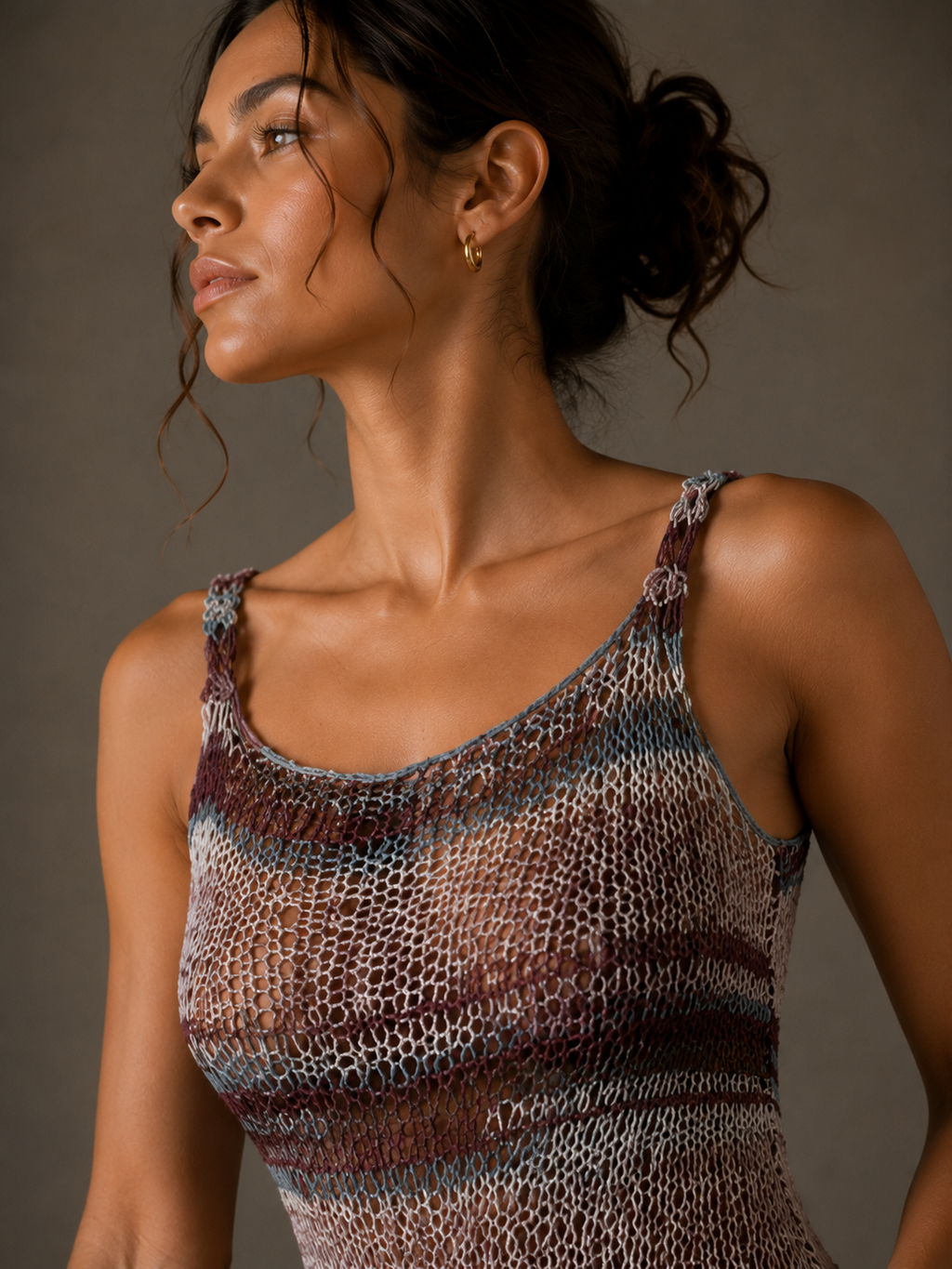 marbled dress with beads xs-s-m-l