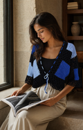 Hand-Knitted Openwork Tank Top | Cream | XS-S
